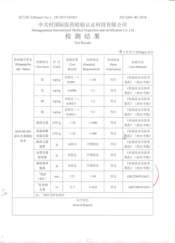 漴頭生柔順洗發水3